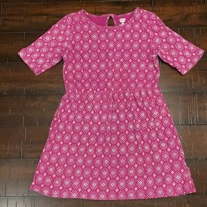 Old Navy patterned pink dress